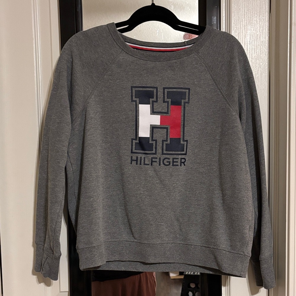 Tommy Hilfiger Charcoal Crewneck Sweater